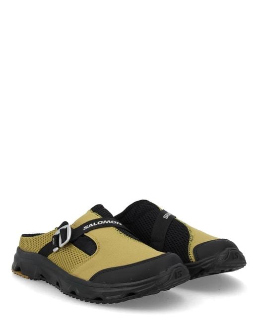 Salomon Green Multicolour Textile Sneakers