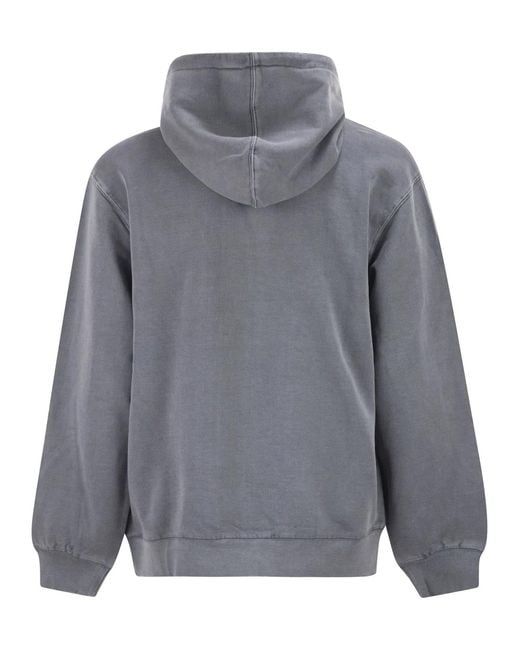 Carhartt Gray Hooded Sweatshirt