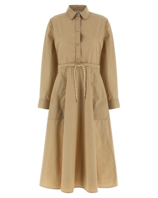 Moncler Natural Chemisier Dress