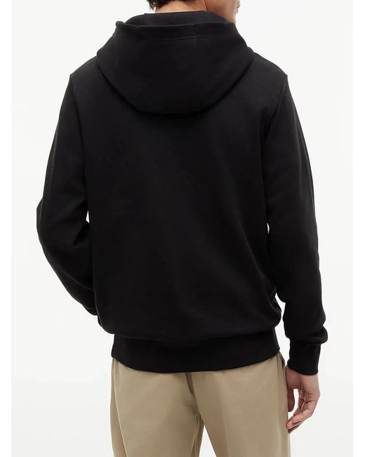 Tommy Hilfiger Black Script Flag Hoodie for men