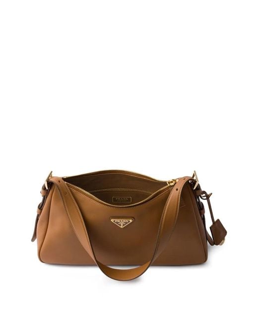 Prada Brown Medium Aimée Shoulder Bag