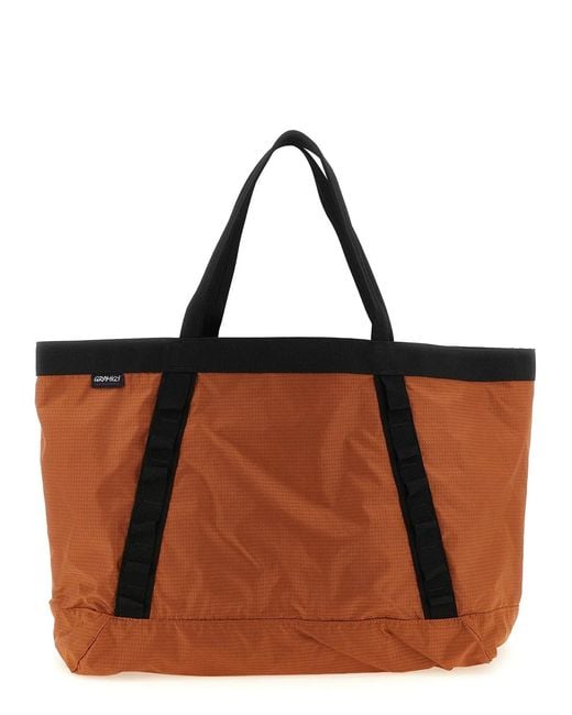 Gramicci Brown 'Trail' Shopping Bag for men