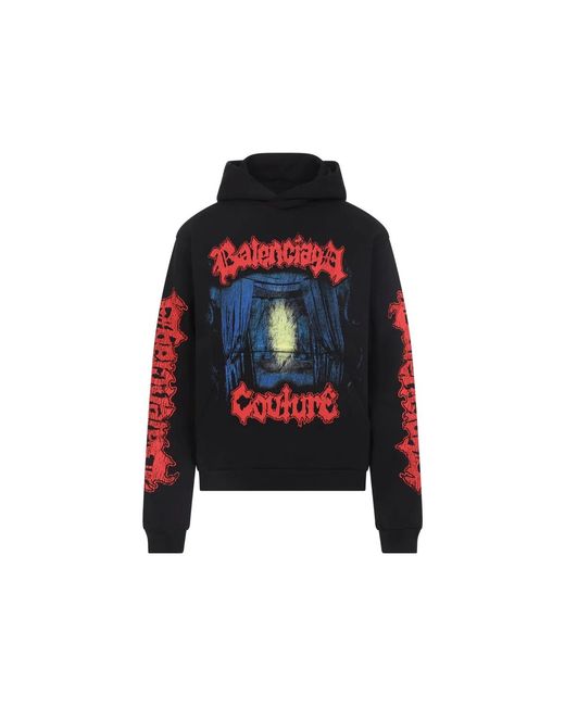 Balenciaga Black Medium Fit Hoodie