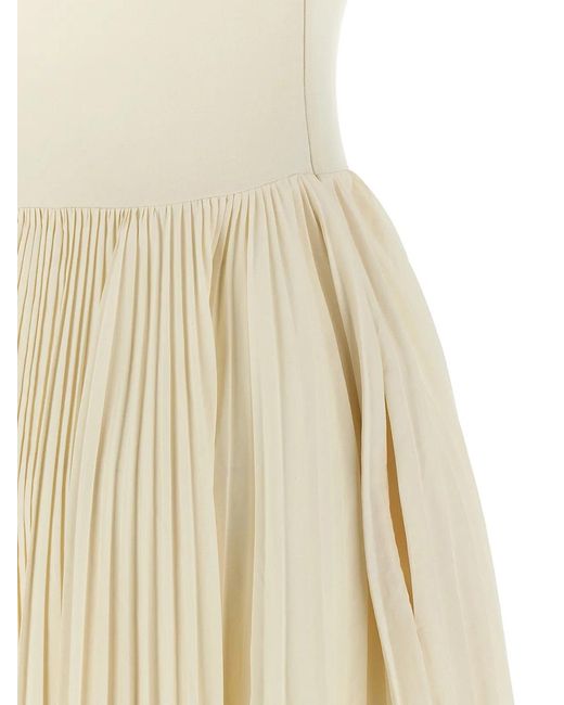 McQueen White Asymmetrical Dress
