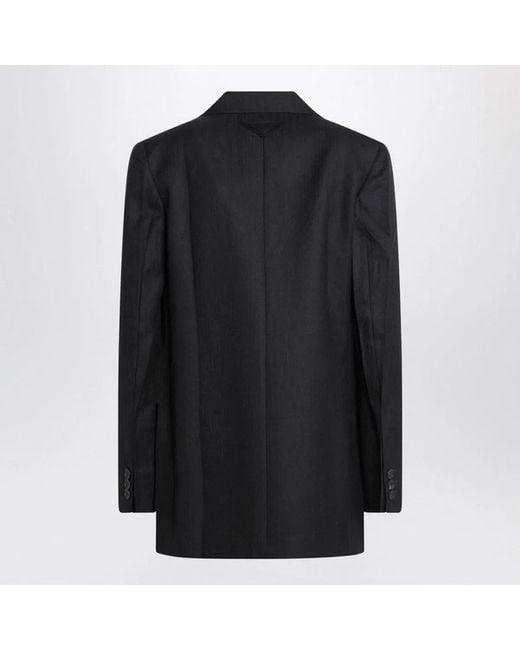 Prada Black Single-Breasted Jacket