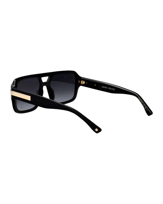 DSquared² Black Acetate Sunglasses for men