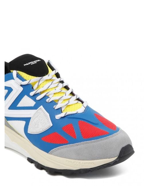 Philippe Model Blue Rockx Low Vibram Sole Sneakers for men