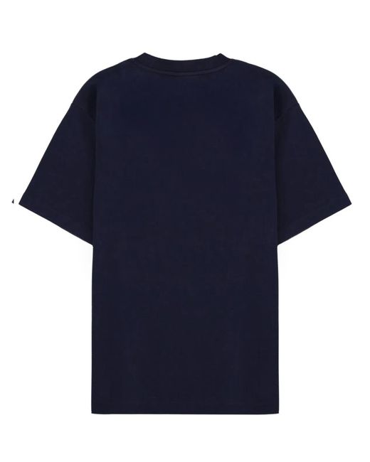 Drole de Monsieur Blue Cotton T-Shirt for men