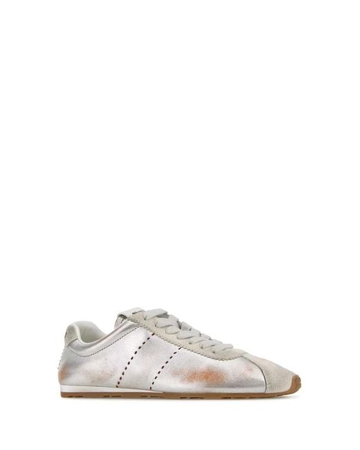 Miu Miu White Allacciate