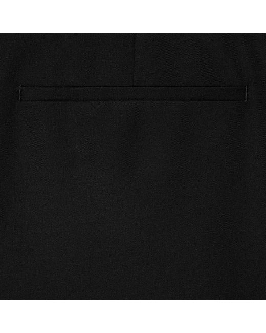 Gucci Black Wool Silk Pants for men