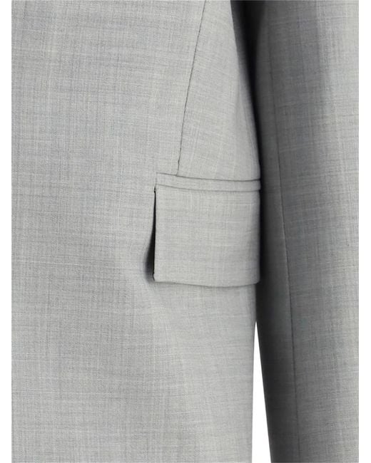 Loewe Gray Light Wool Jackets