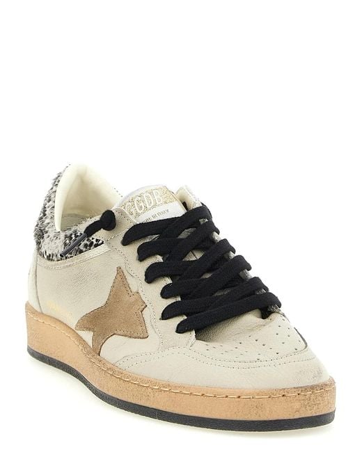 Golden Goose Deluxe Brand Natural 'Ball Star' Sneakers