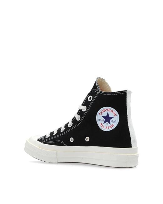 COMME DES GARÇONS PLAY White X Converse Chuck 70 Hi Sneakers