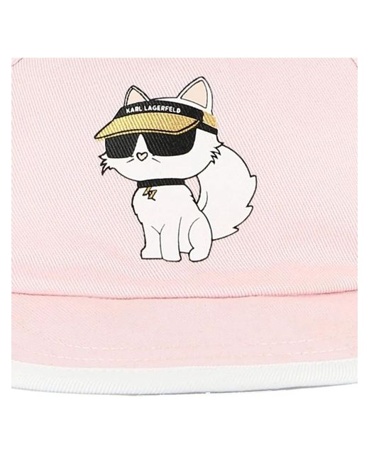 Karl Lagerfeld Pink Hat