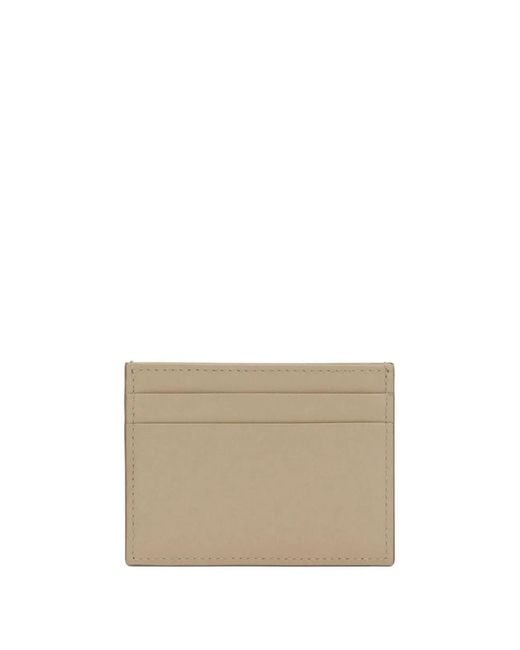 Dolce & Gabbana White Dolce & Gabbana Leather Card Holder for men