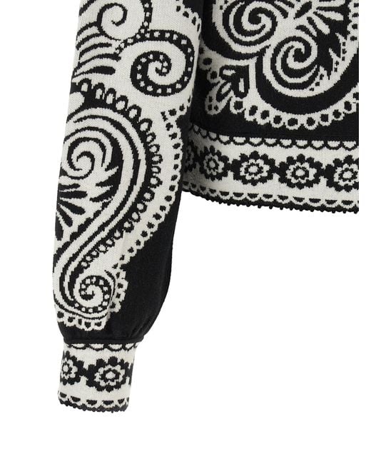 Farm Rio Black Polyester Cardigan