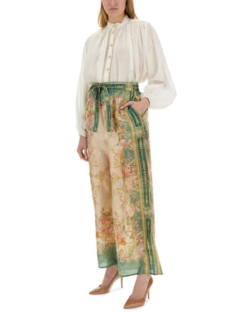 Zimmermann Natural Junie Billow Shirt