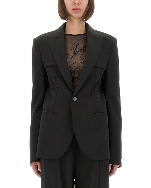 Jean Paul Gaultier Black Polyamide Elastane Jackets