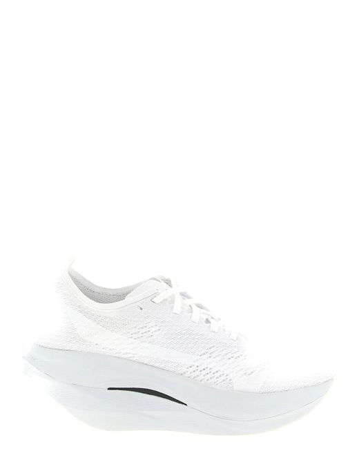 Comme des Garçons White Cdg X Mizuno 'Wave Rebellion Pro 3' Sneakers