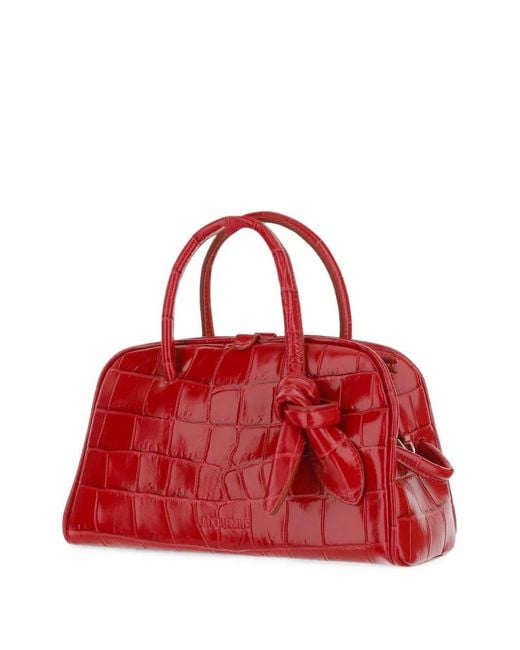 Jacquemus Red "Le Petit Turismo" Bag
