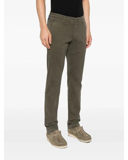 Jacob Cohen Gray Pant 5 Pkt Slim Fit Bard for men