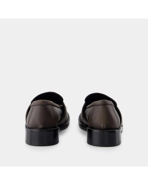 Acne Black Bargot Sludge Moccasins