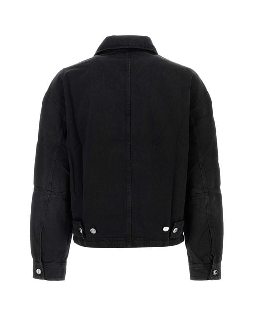 Amiri Black Denim Work Jacket for men