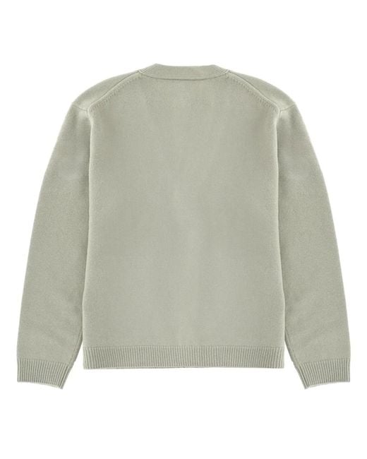 Maison Kitsuné Green Maison Kitsuné "Fox Head" Cardigan for men