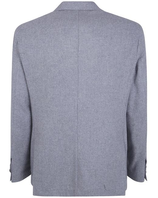 Barba Napoli Blue "Bactive" Single Breasted Jacket for men