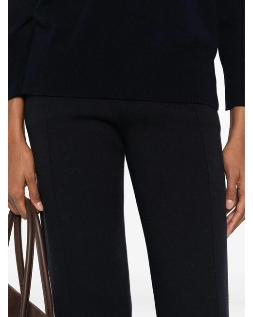 Max Mara Black Wool Blend Trousers