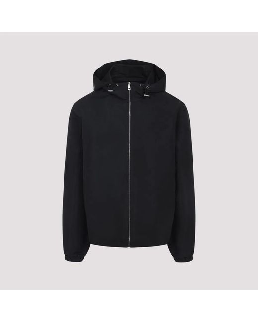 Givenchy Black Technical Fabric Hooded Jacket for men