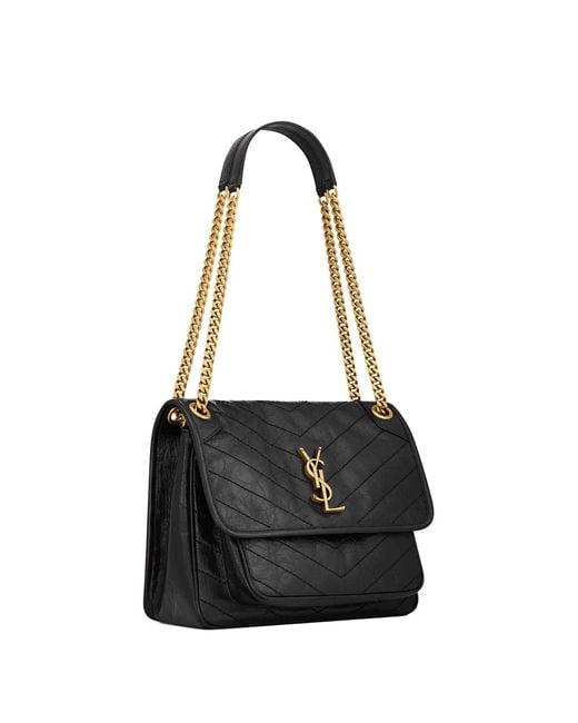 Saint Laurent White Niki Medium Soft Bag