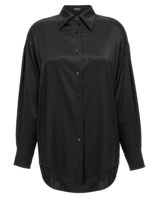 Tom Ford Black Silk Shirt