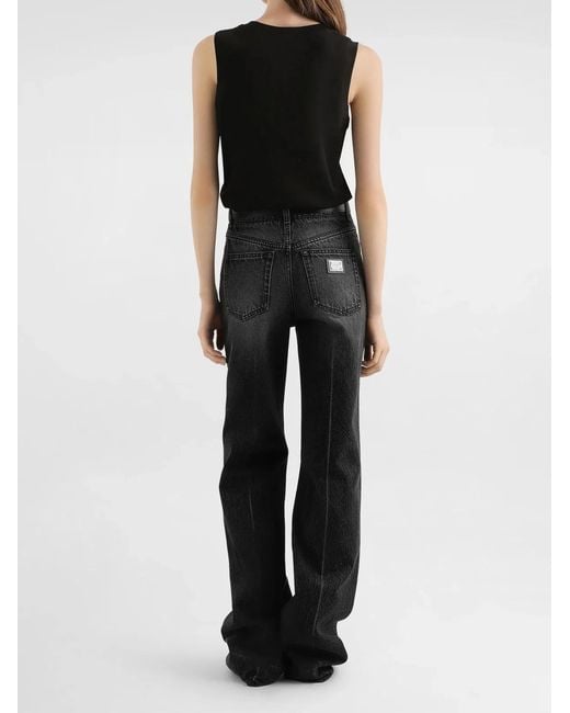 Dolce & Gabbana Black 5-Pocket Pants