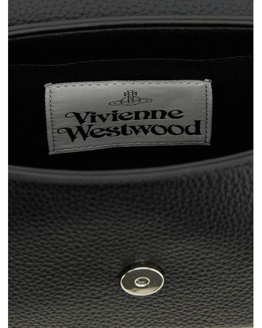 Vivienne Westwood Black 'Hazel' Small Shoulder Bag