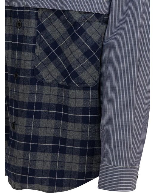 Comme des Garçons Blue Comme Des Garçons Homme Plus Cotton Shirt for men