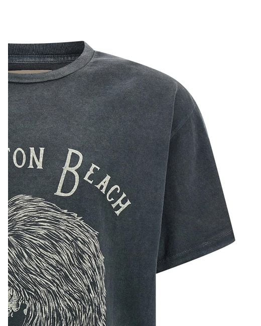 GALLERY DEPT. Gray 'Skeleton Beach Grit' T-Shirt for men