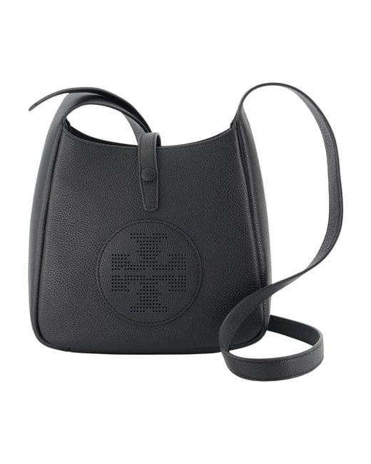 Tory Burch Black Miller Leather Hobo Bag
