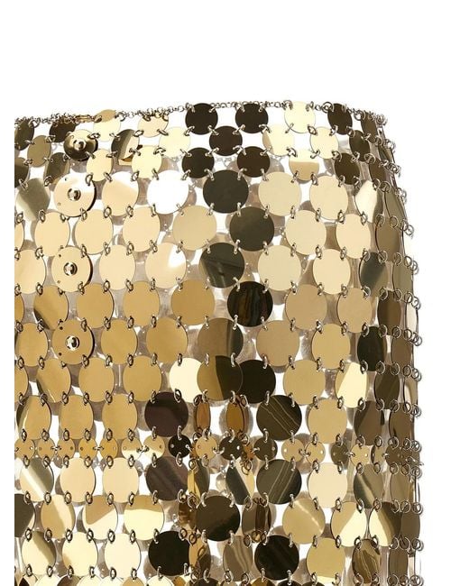 Rabanne Metallic 'Jupe' Skirt