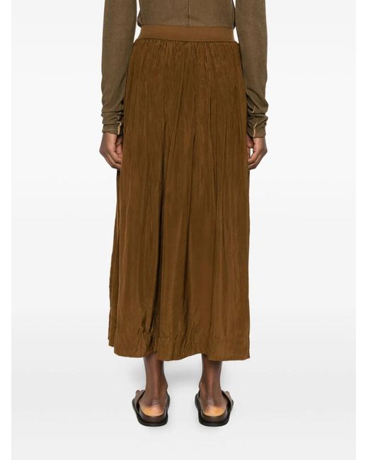 Uma Wang Natural Gillian Long Skirt