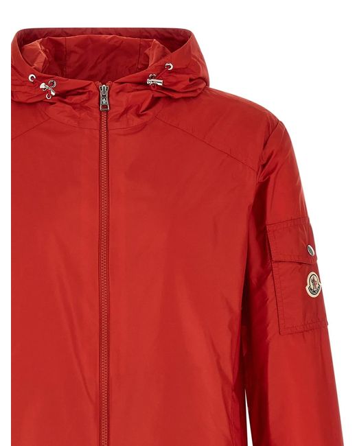 Moncler Red 'Etiache' Jacket for men