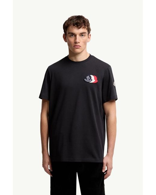Moncler Black Ss T-Shirt for men