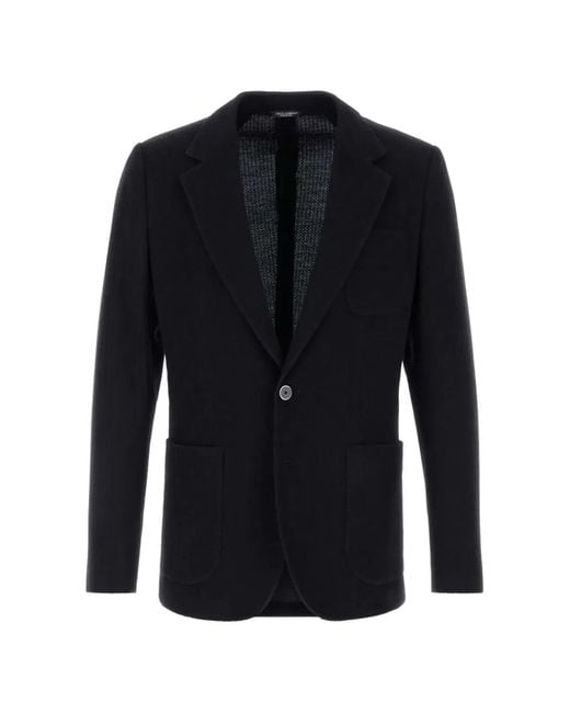 Dolce & Gabbana Blue Dolce & Gabbana Breasted Jacket for men