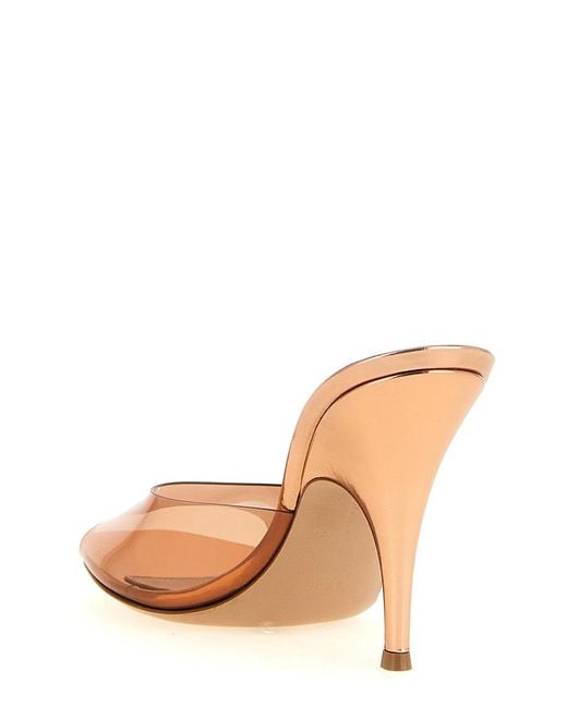 Gianvito Rossi Natural 'Sofia' Mules
