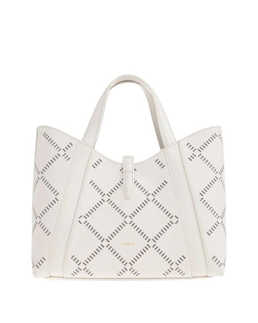 Furla White Leather Bag