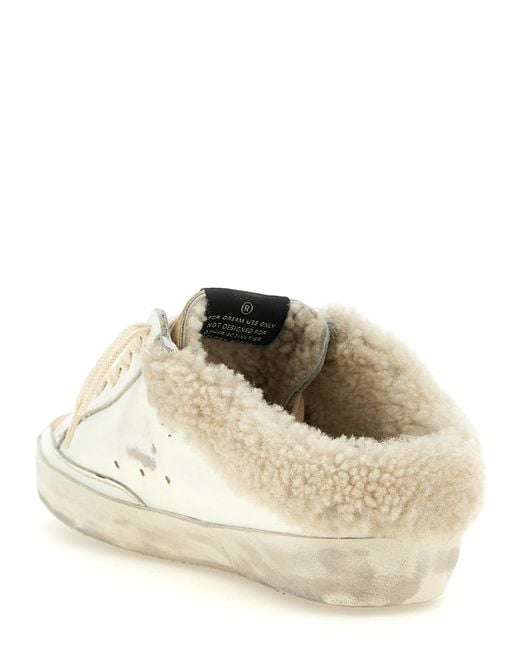 Golden Goose Deluxe Brand Natural 'Super-Star' Sabot Sneakers