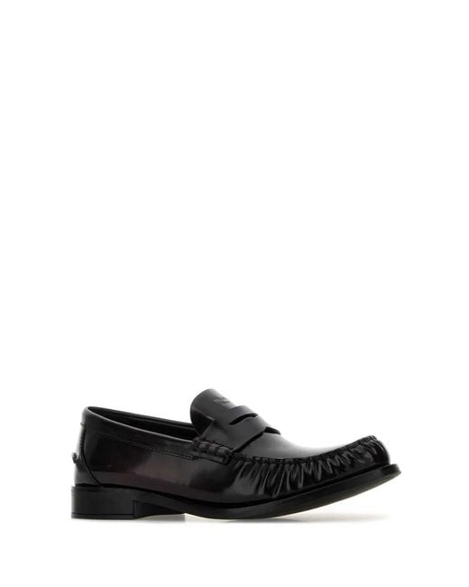 Prada Black Mocassini