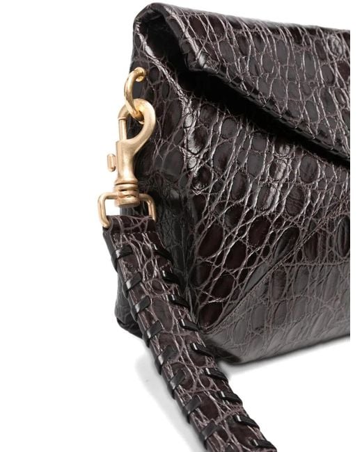 Dries Van Noten Gray "Env" Bag