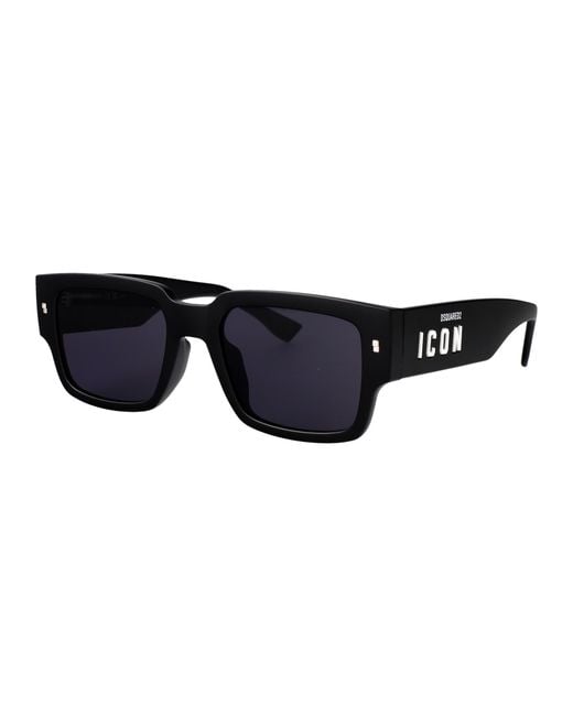 DSquared² Blue Matte Injected Sunglasses for men