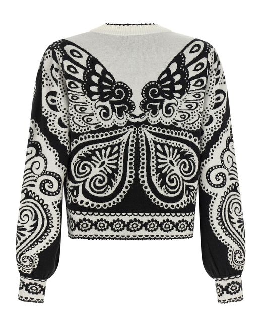 Farm Rio Black Polyester Cardigan
